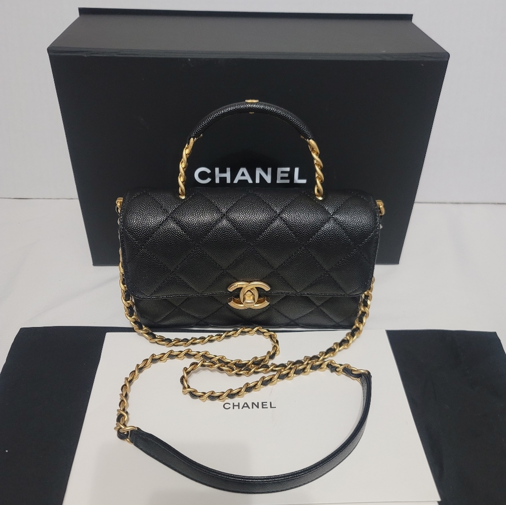 CHANEL CAVIAR FLAP BAG RARE